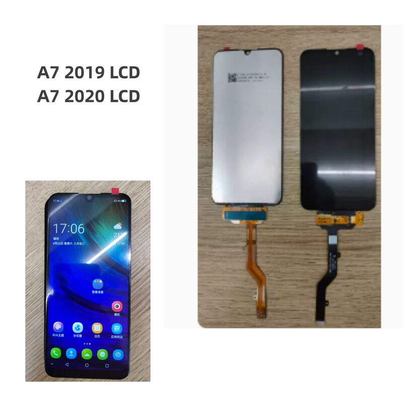 ZTE 블레이드 A7 2019 A7000 LCD 디스플레이 터치 디지타이저 어셈블리 교체 전화 화면, ZTE 블레이드 A5/A7 2020 LCD, 6.09 인치 테스트 완료