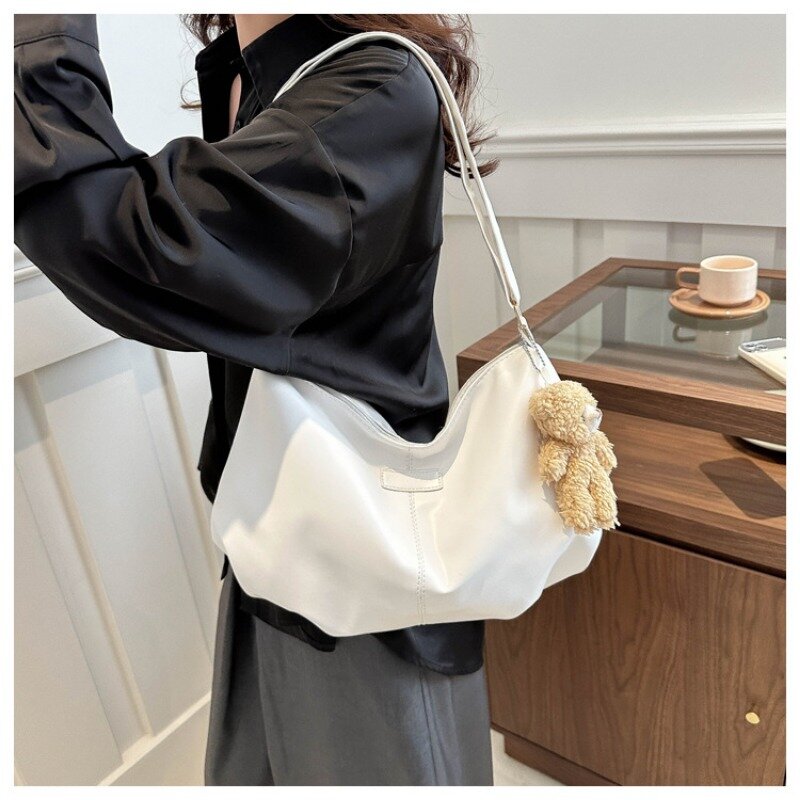 Новый стиль Весна 2024 в этом году популярная Вместительная женская модная повседневная сумка-тоут через плечо