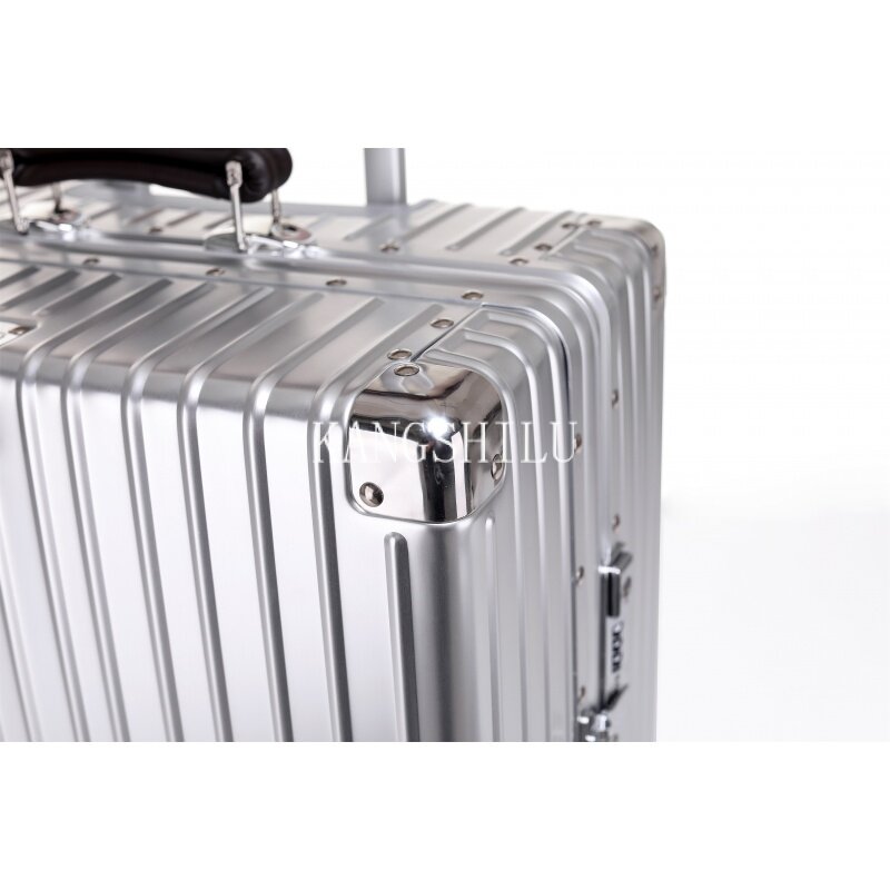 Preferenza bagaglio a mano in alluminio e magnesio valigia da viaggio da 20 pollici con Password valigia da viaggio con telaio in alluminio