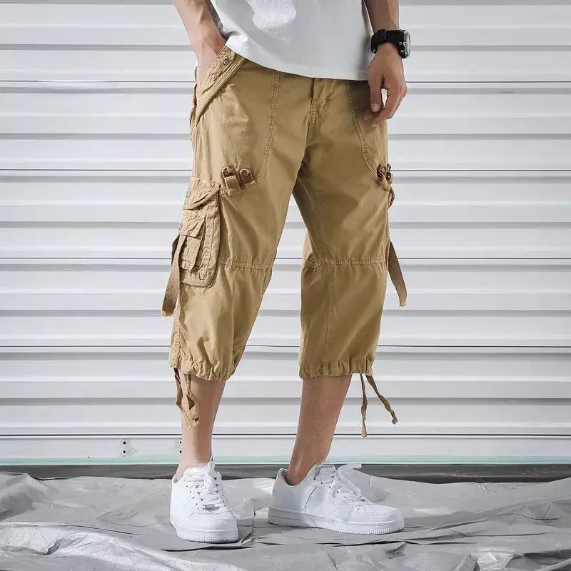 Hiking Camouflage Men's Cargo Shorts Camo Combat Male Bermuda Short Pants Homme Designer 2023 Fashion Strech Luxury Cotton Baggy