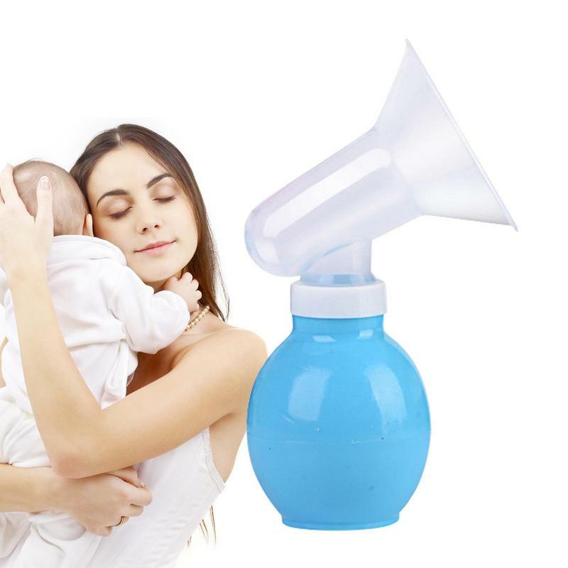Manual Breastfeeding Pump Powerful Baby Nipple Suction Feeding Milk Bottles Breasts Pumps Silicone Breastfeeding Pump Tool