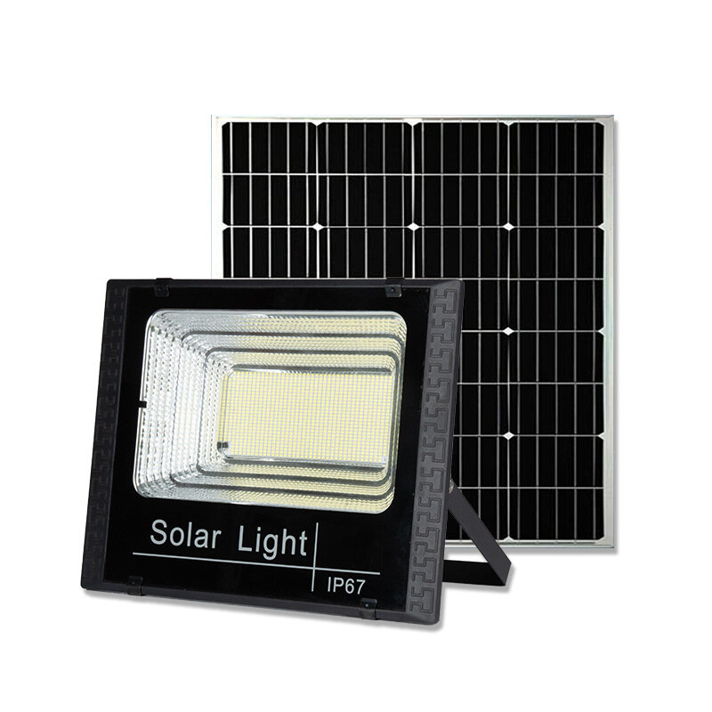 Solar Flood Lights 50w 100w 200w 300w 500w LED Solar Powered Spotlight Outdoor Waterproof Reflector Solar With Remote Control