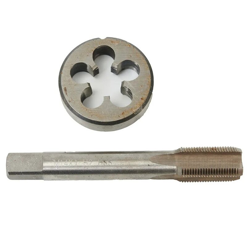 Metrico Tap + Die Set Thread Kit sostituzione utensile CNC alta mano destra in acciaio inossidabile M14 forniture per spine da 1.0mm utili