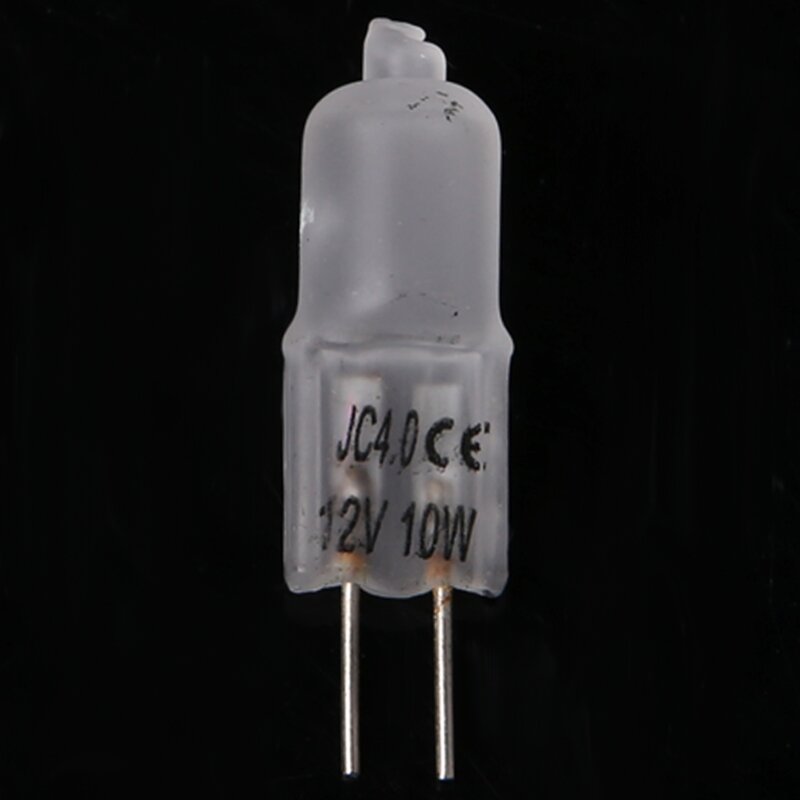 YYSD para bombilla halógena tipo lámpara esmerilada 12V 10W blanco cálido