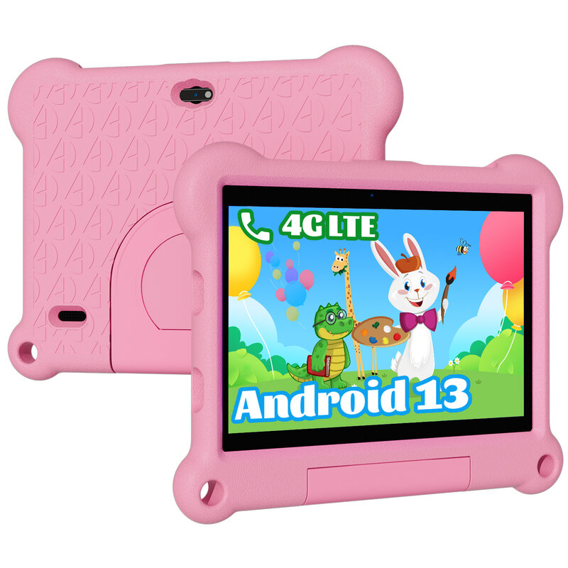 Adreamer-Tableta de 10,1 pulgadas para niños, Tablet con Android 11, 4GB, 64GB, ocho núcleos, 4G, LTE, Wifi, GPS, con funda a prueba de niños, 6000mAH