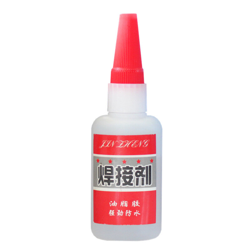 5pcs Super Glue Oily Flux Power Adhesive Shoes Metal Wood Ceramic Manual Diy Grease Glue 20g Acrylic Adhesive With Sprinkler