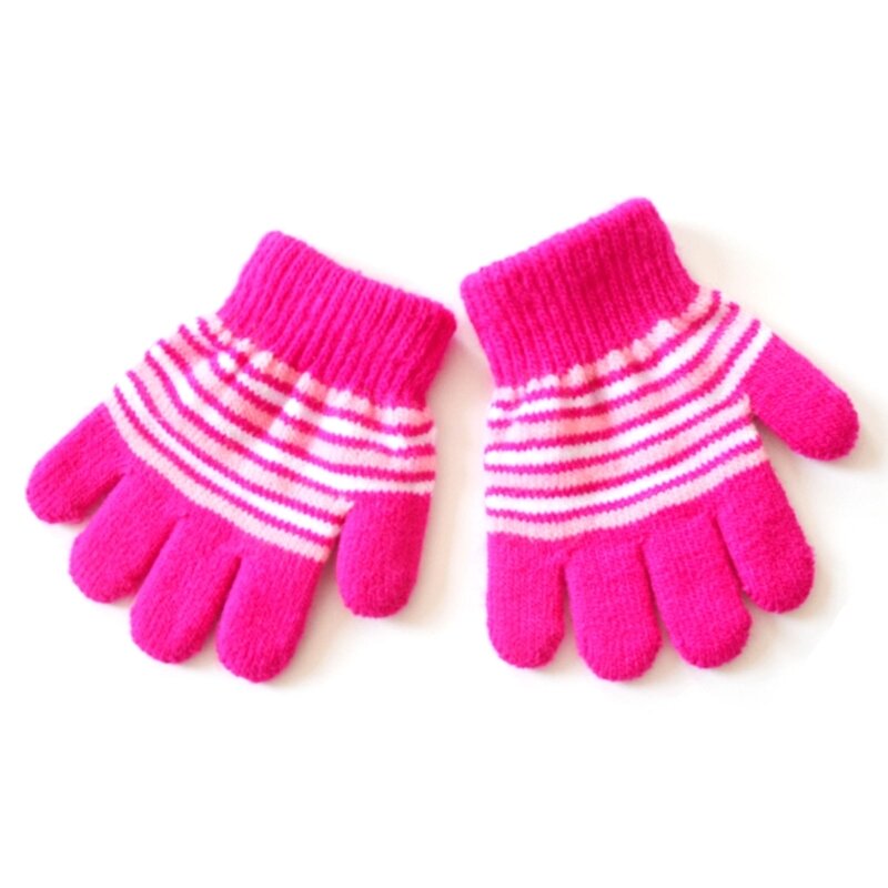 2022 nowe rękawiczki dziecięce pełne rękawiczki przytulne Knitting jesień ogrzewacz dłoni dziecko odzież akcesoria maluch Kid zagęszczony