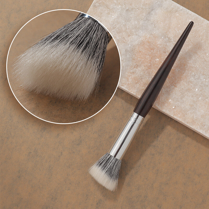 Duo Stippling Blush brushbrush natural Hair Powder Brush Duo Fiber Highlight Brush