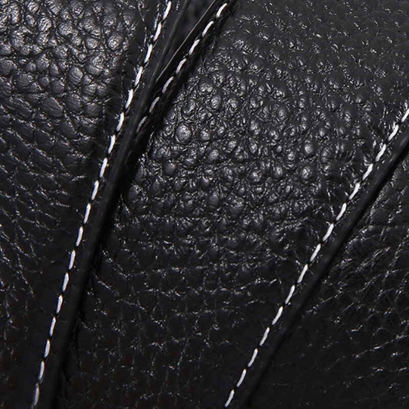 Cinturón de cuero genuino sin hebilla para hombre, cinturón informal de lujo de doble cara para pantalones vaqueros, 110x3,8 cm