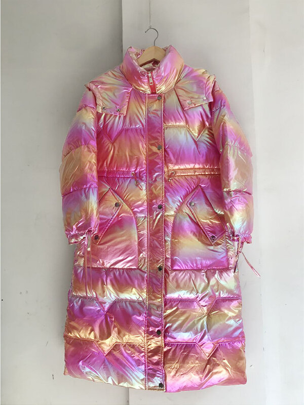 Kbat-女性用の防水コットンパーカー,秋冬服,フード付き,厚くて暖かい,韓国のファッションコート,特大の防寒着,2022