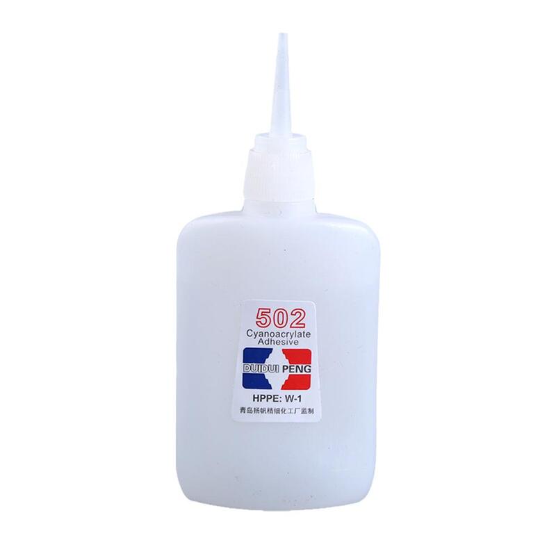 Cianoacrilato Quick Dry Super Glue, forte adesivo metal suprimentos, borracha rápida Bond, couro de escritório DIY, 502, Fas K4F6