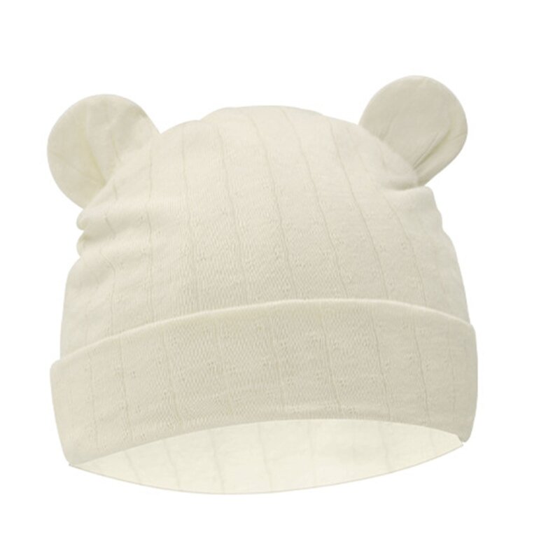gants anti-rayures pour bébé, 1 chapeau avec oreilles mignonnes, couvre-pieds, en coton doux, pour bonnets