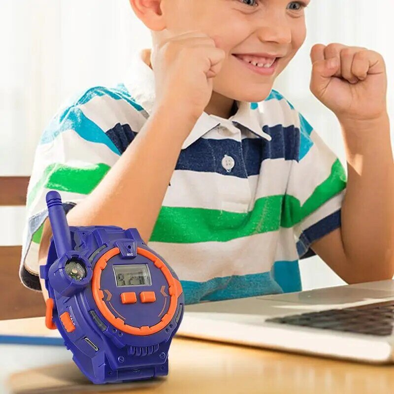 Montre talkie-walkie perforée pour enfants, jouet coule bidirectionnel, walky, attention, mode, appel longue distance, jouets interactifs pour enfants
