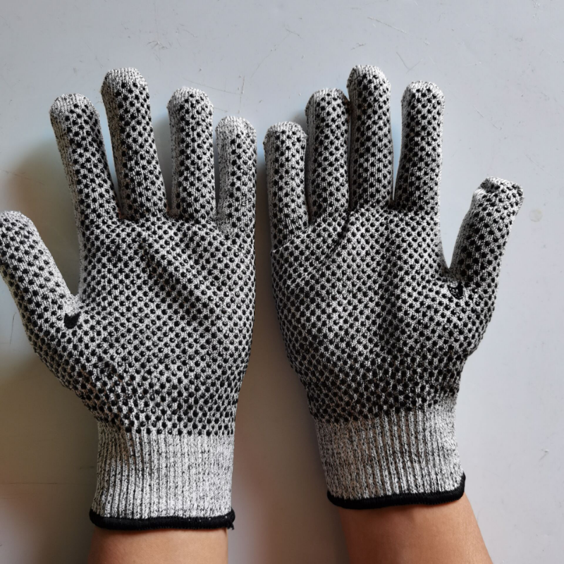 13 Needle PU Anti Cutting Gloves Wear-Resistant And Anti Slip Gloves Palm Immersion Gloves