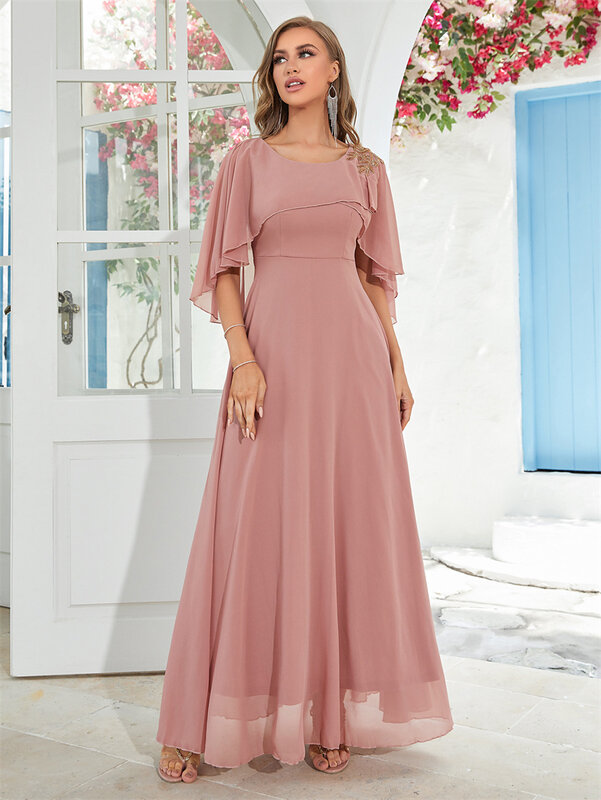 Женское шифоновое свободное платье, элегантное вечернее платье знаменитости, платье для выпускного вечера, 2023