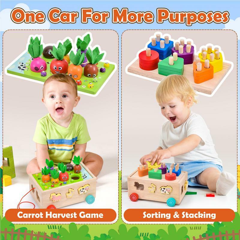 Giocattolo di smistamento dell'azienda agricola giocattolo di smistamento Montessori educativo precoce giocattoli Pre-asilo per esercitare il pensiero critico per l'interazione