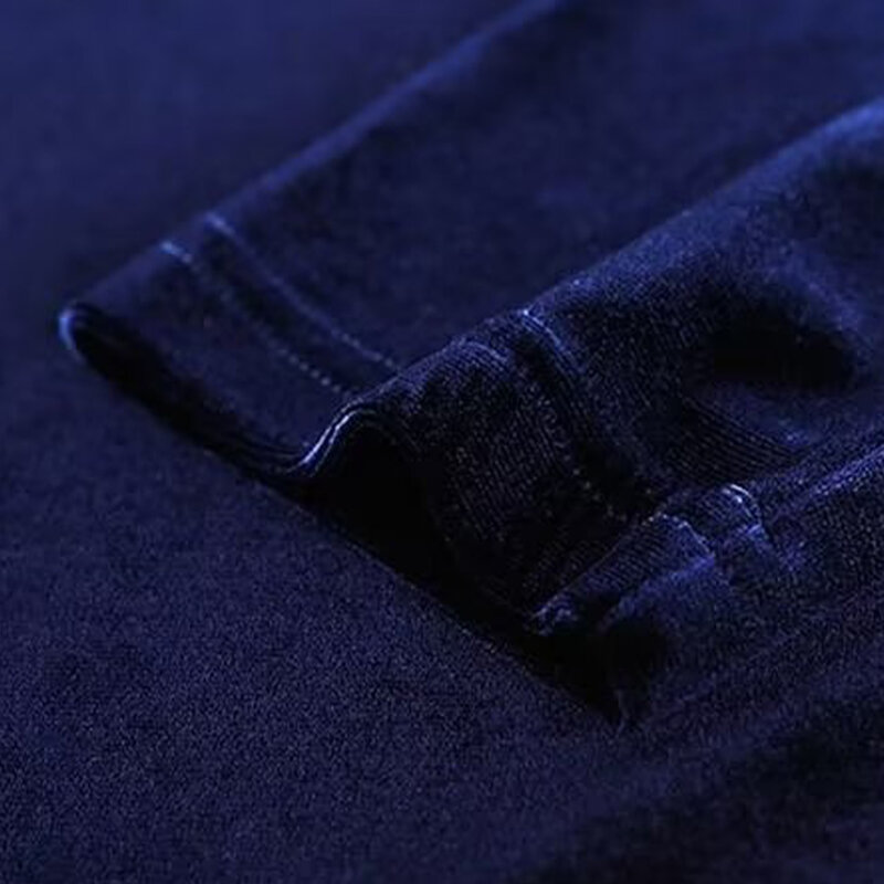 Модная Мужская бархатная футболка с коротким воротником, пуловер, Однотонный свитер с длинным рукавом, Облегающая рубашка, футболка, топы, мужская одежда