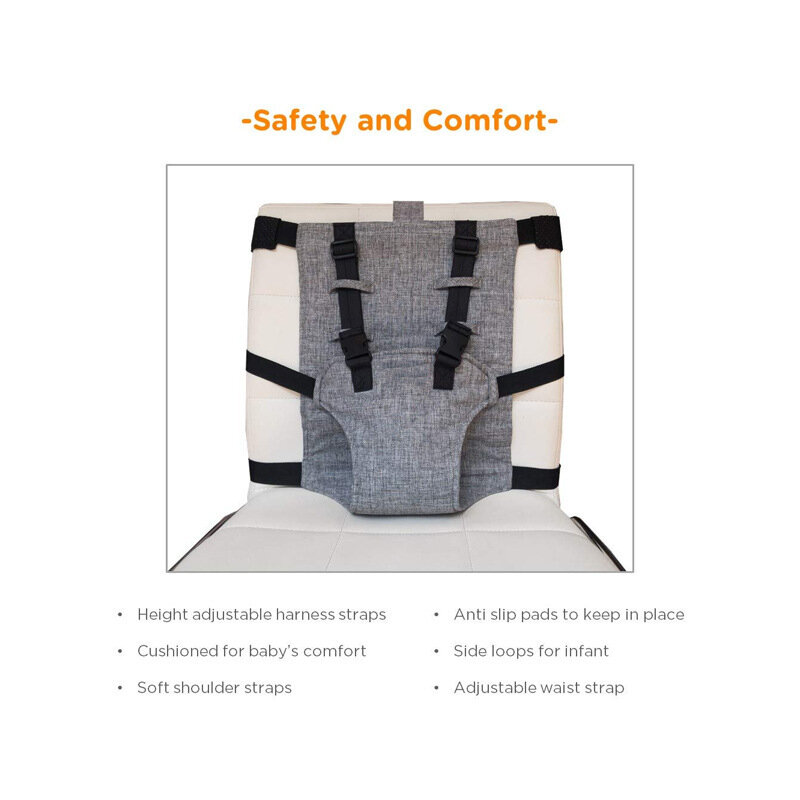 Baby Dining Chair Seat Anti-drop Safety Belt Strap Portable Baby Chair Travel Washable Feeding Cover Seat Safety Belt
