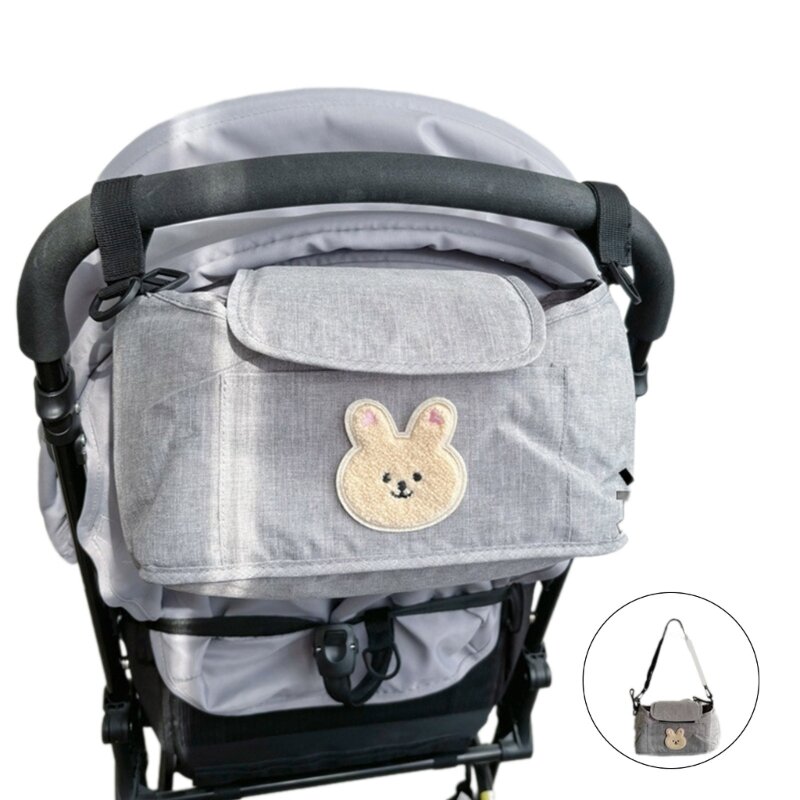 Y1UB Versatile Baby Stroller Bag Pushchair Hanging Bag Easy to Carry Mom Bag Perfect for Parents Pregnant Women & Park Walks