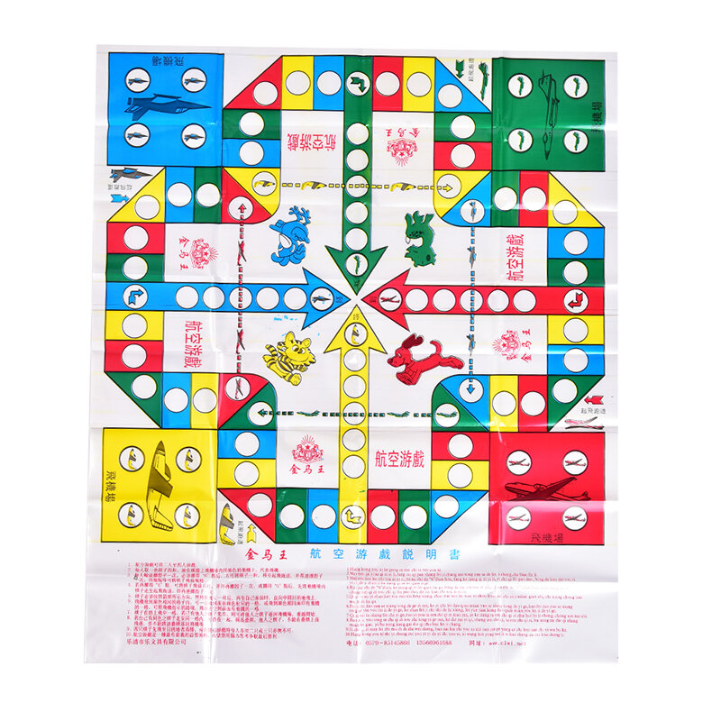 Cobra Escada Flying Chess Board Game Set, Quebra-cabeça, Festa da família, venda quente, 1Pc