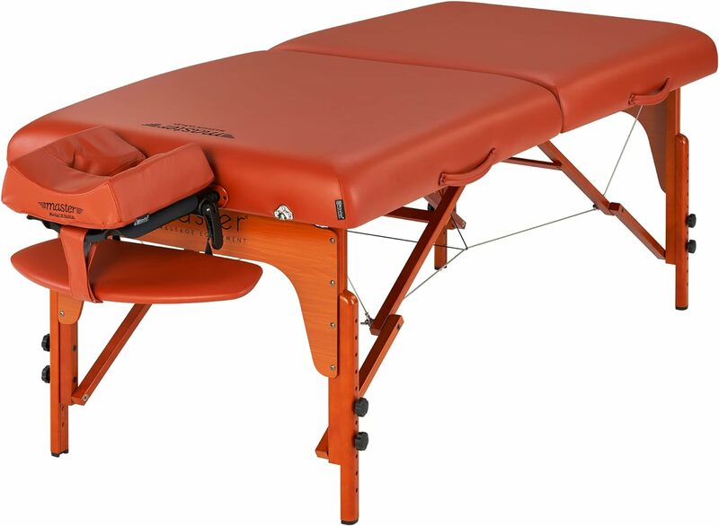 Master Massage 31" Santana Pro Portable Massage Table Package, Memory Foam Cushioning