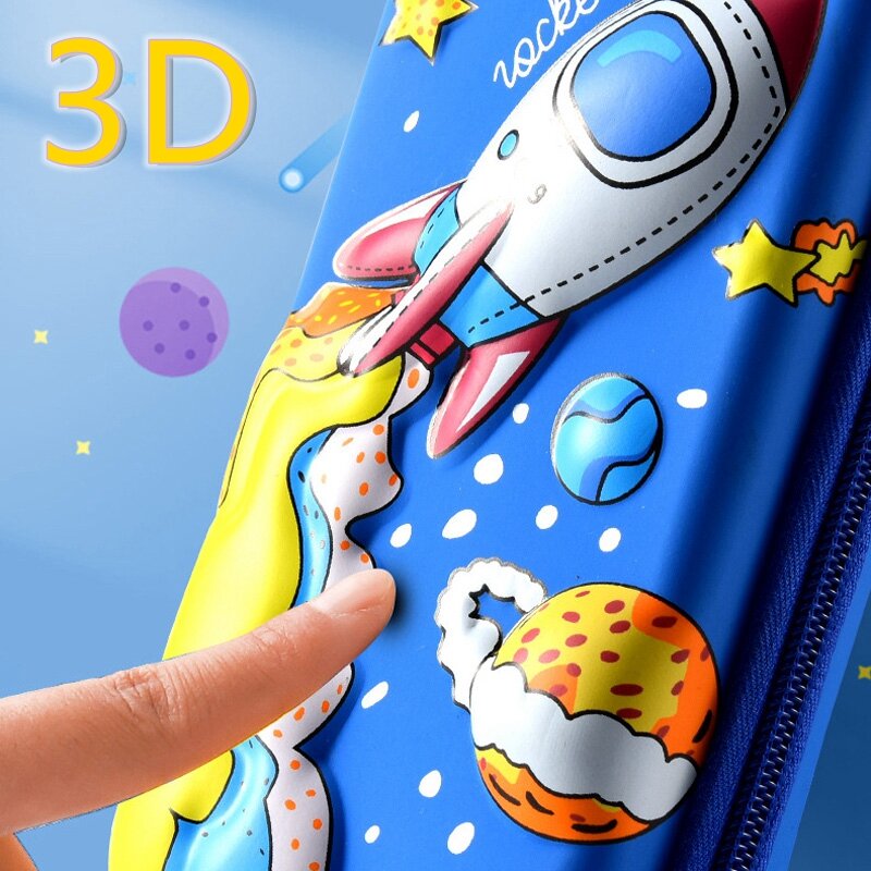 3D Eva Grote Capaciteit Etui Pennenhouder Leuke Cartoon Potlood Tas Voor Meisjes Jongen Kids School Briefpapier Potlood Doos pencilcase