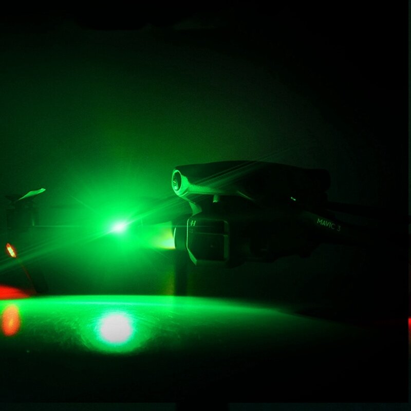 Drone Stobe Light per DJI Mavic 3 Mavic Air 2/Mini 2,3 colore regolabile Anti-collisione Light Drone Head fanale posteriore
