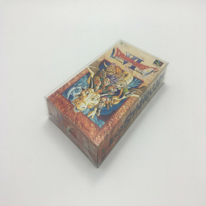Transparente Aufbewahrung sbox für sfc/nintendo super famicom Spiel Sammel boxen Karton sparen Sammlungen klare Vitrine