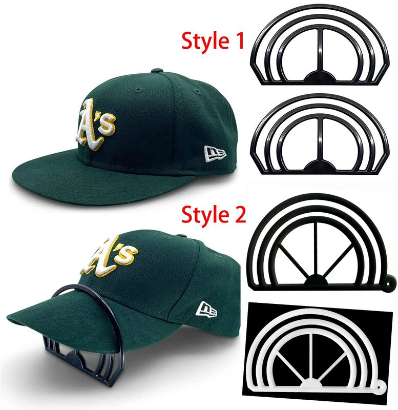 Gorra de béisbol dobladora de ala negra, moldeador de sombrero, No requiere vapor, bordes de sombrero, banda curva, accesorios para curvas de ala perfecta