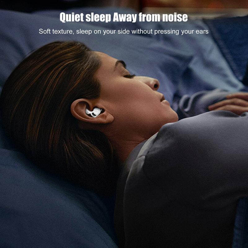 3-слойные силиконовые беруши для сна, шумоподавление, многоразовые беруши для сна, Защита слуха, шумоподавление, беруши