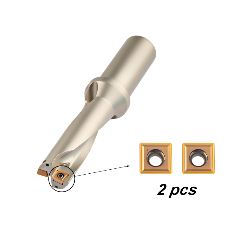 SP U broca com inserções, brocas indexáveis, ferramenta de perfuração violenta para tornos CNC, 2D, 3D, 4D, 5D