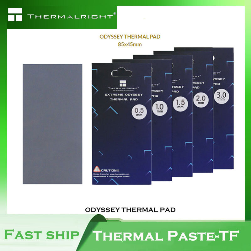 Thermalright Thermische Silikon Pad 12,8 W/mk Für CPU/GPU/RAM/SSD, grafikkarte Kühler Nicht-Leitfähigen ODYSSEY Für PC kühlsystem