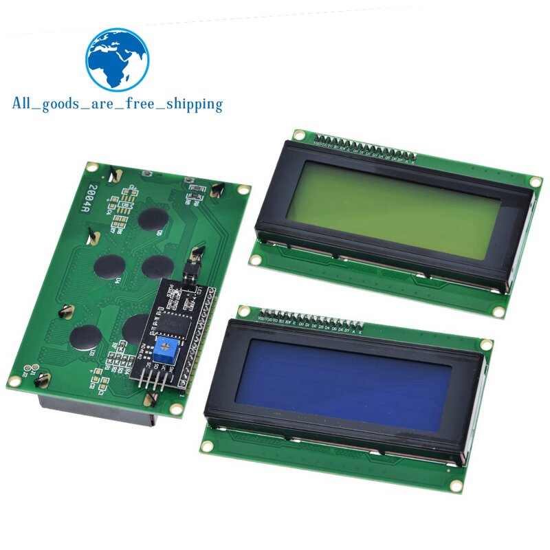 Модуль TZT LCD1602 LCD 1602 2004 12864 Синий Зеленый экран 16x2 20X4 символьный ЖК-дисплей модуль HD44780 контроллер
