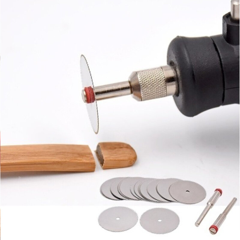 12 sztuk Mini piła tarczowa elektryczna tarcza tnąca narzędzie obrotowe dla Dremel Metal Cutter elektronarzędzia cięcie drewna dyski