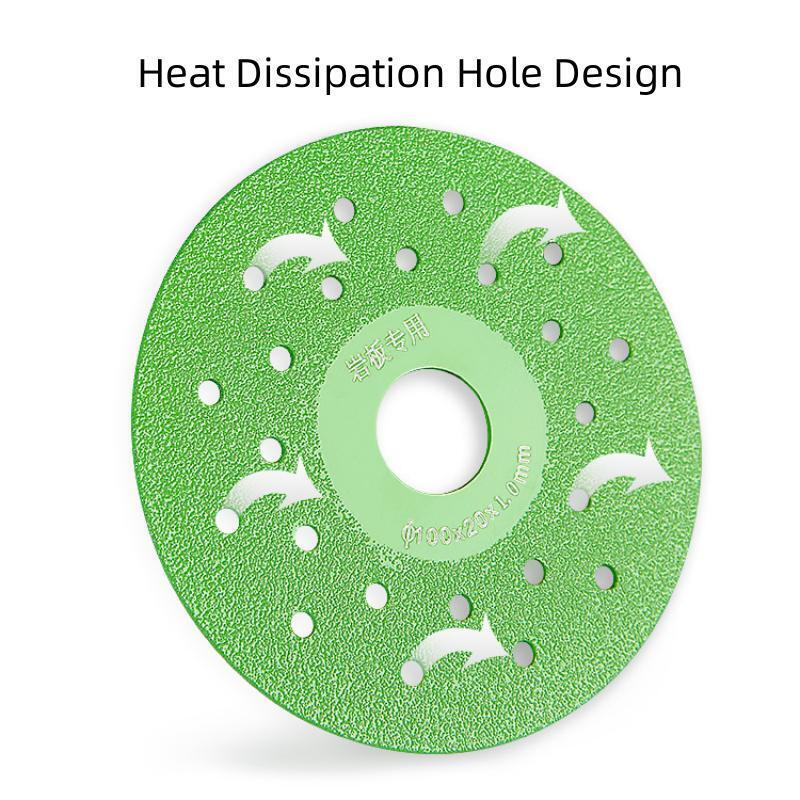 4" 100mm Super Thin Cutting Disc for Porcelain Glass Ceramic Tile Granite Marble Diamond Saw Blade Vacuum Brazed Cut-Off Wheel