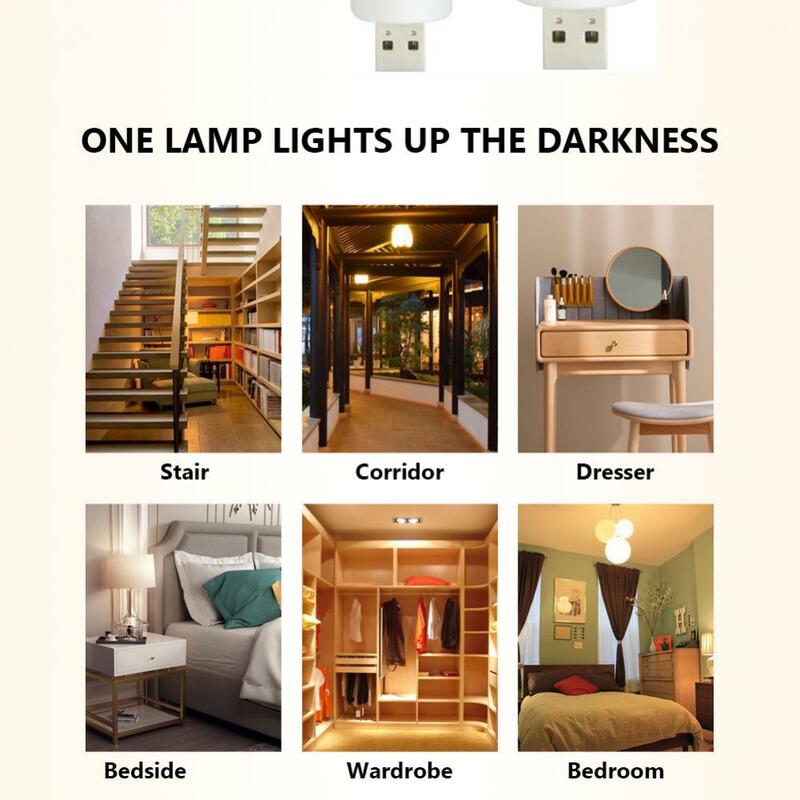 USB جو ضوء الليل ، أضواء الشموع وامض ، مصباح الكتاب ، بنك الطاقة ، التخييم ، تأثير الإضاءة ، لهب LED