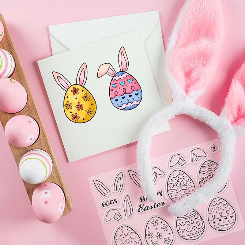 Easter Gifts For Card Making, DIY Scrapbooking Arts Crafts Card Silicone Decoration Accessories Parts Kit For Gifts (5783)