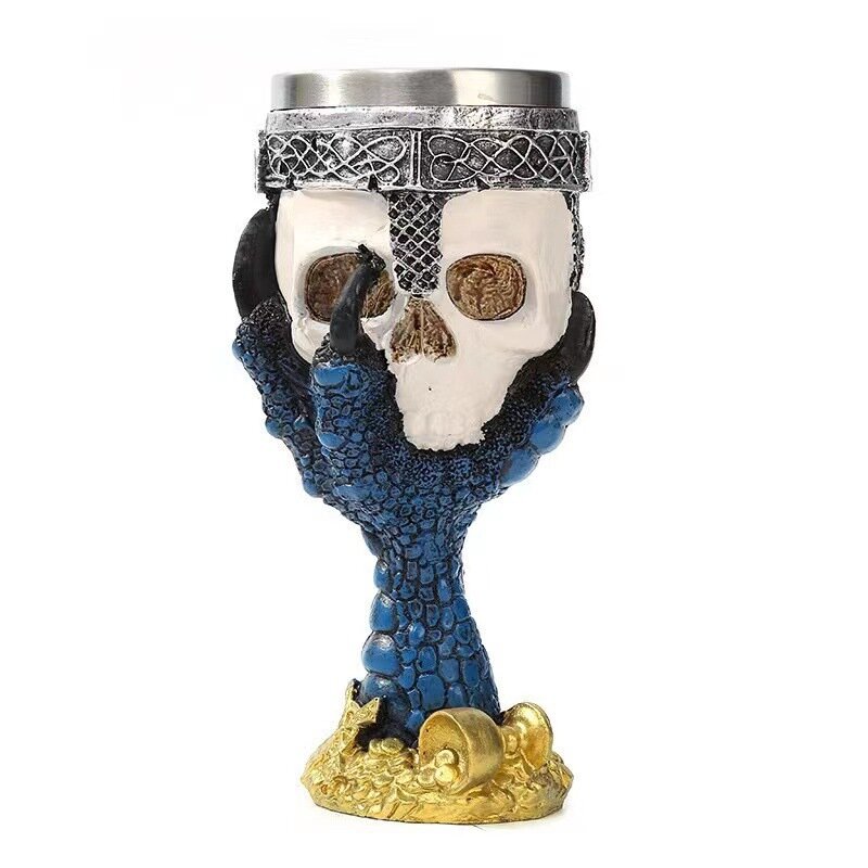 Mini Beer Mug Iron Throne Tankard Sword Wine Glass Stainless Steel & Resin Cups and Mugs Goblet Drinkware Mark FanGot Gift