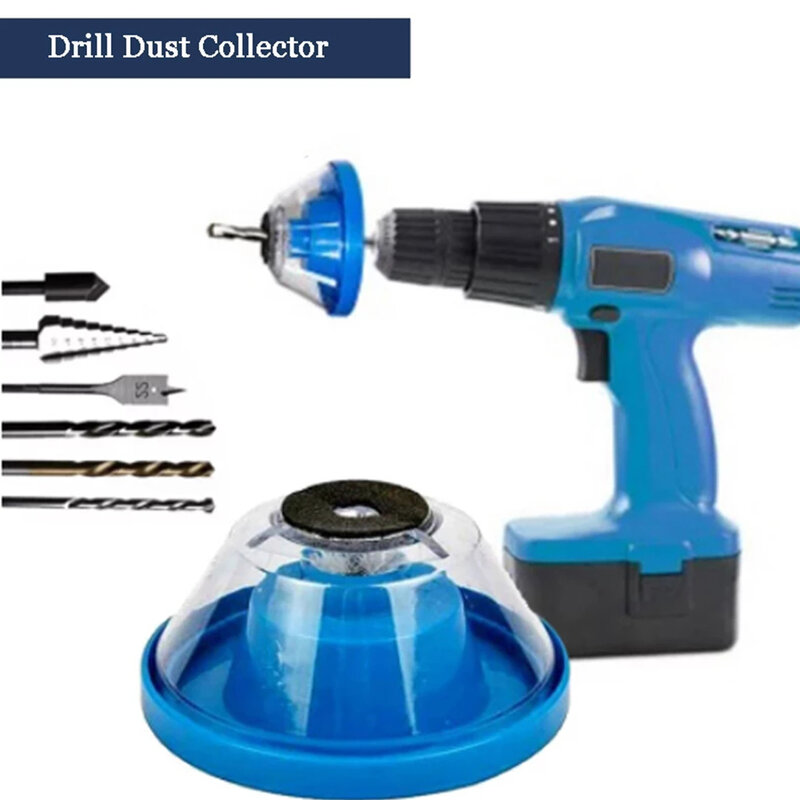 Electric Drills Drill Dust Cover PVC+PP Bowl-shaped Design Dust-proof Sponge Larger Capacity Practical Brand New
