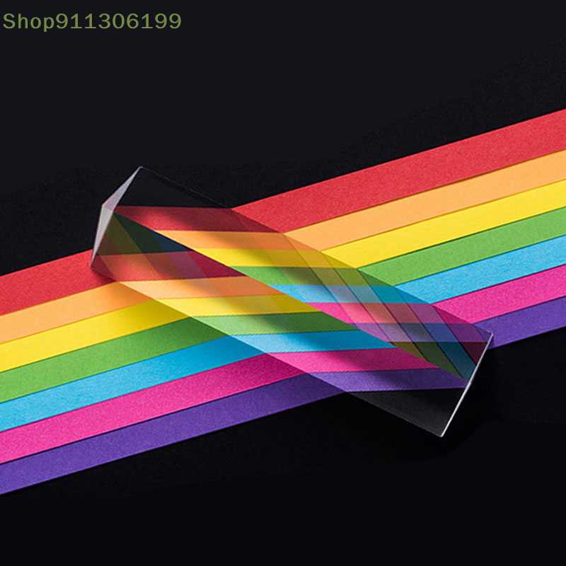 Triangular Prism Rainbow Prisma Crystal Photographic Physics Light Experiment Natuurkunde Kinderen Licht Experiment