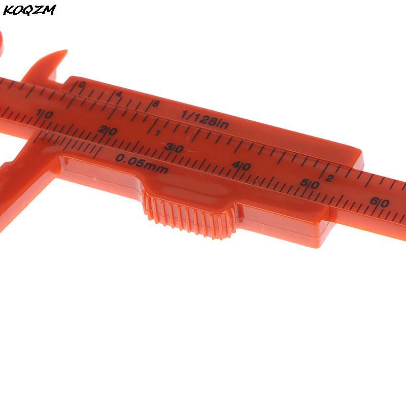 Portable Double Scale 80MM Plastic Eyebrow Measuring Vernier Caliper Caliper Ruler Plastic Permanent Measurement Tools 2022 New