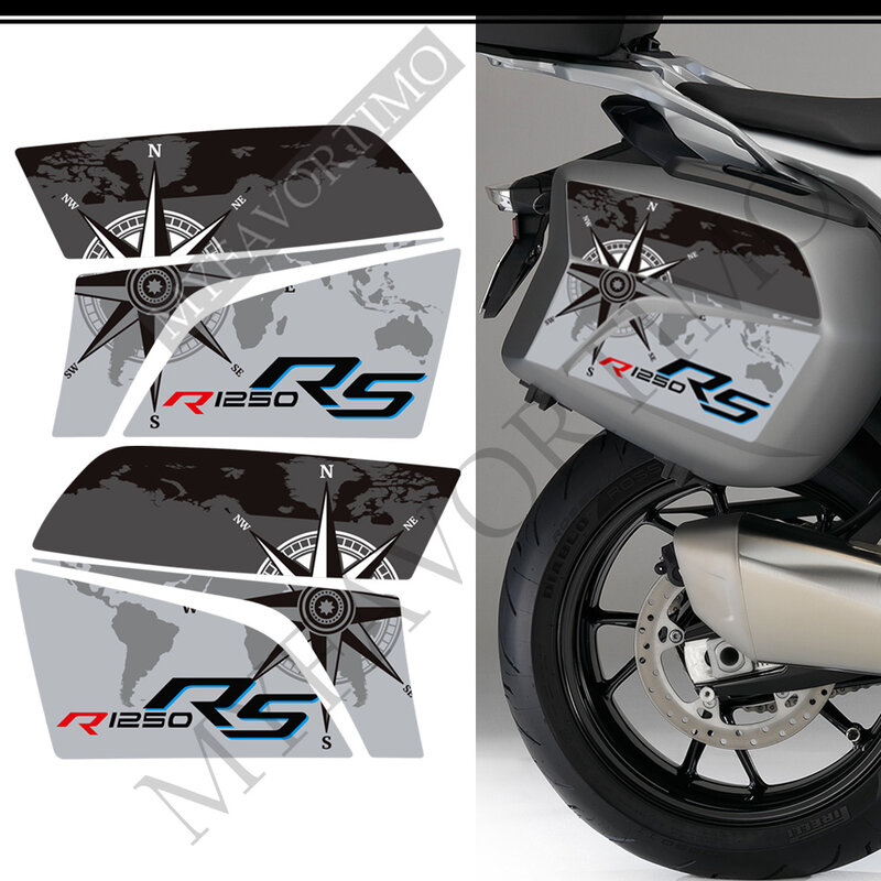 2018 2019 2020 2021 2022 Motorfiets Stickers Decals Kofferbak Bagage Fietstassen Gevallen Emblem Logo Voor Bmw R1250RS R 1250 Rs r1250