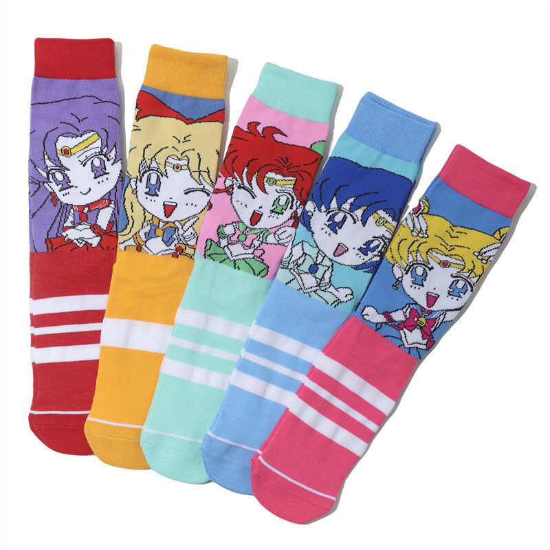 Anime Seemann Mond Socken Cosplay Erwachsenen Unisex Kleidung Socken Zubehör Requisiten Weihnachts geschenk