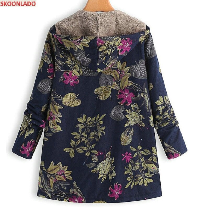 Women's Winter Coat All Size 5XL Pattern Cotton Surface Thickness Warmly Tops Lady Autumn TopsCoat Windproof Middle Thick Female