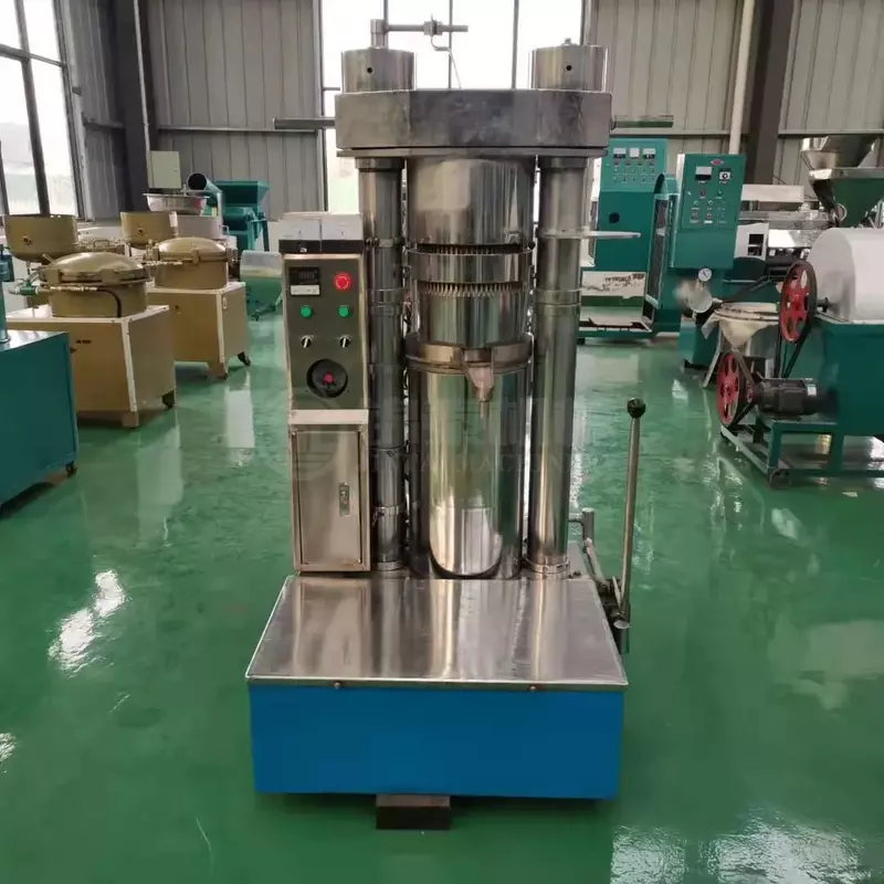 newest large capacity cold press cocoa butter hydraulic oil presser /hydraulic sesame oil press machine