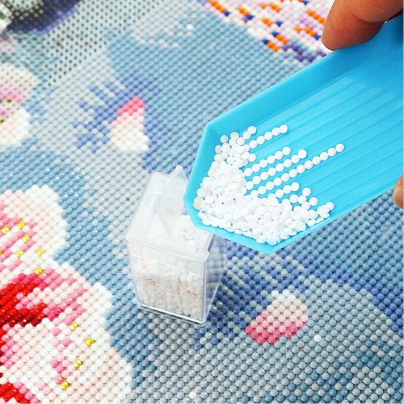 DIY various styles Diamond Tray Diamond Painting Point Drill Tray Accessories 5D Cross Stitch Embroidery Alone Tools