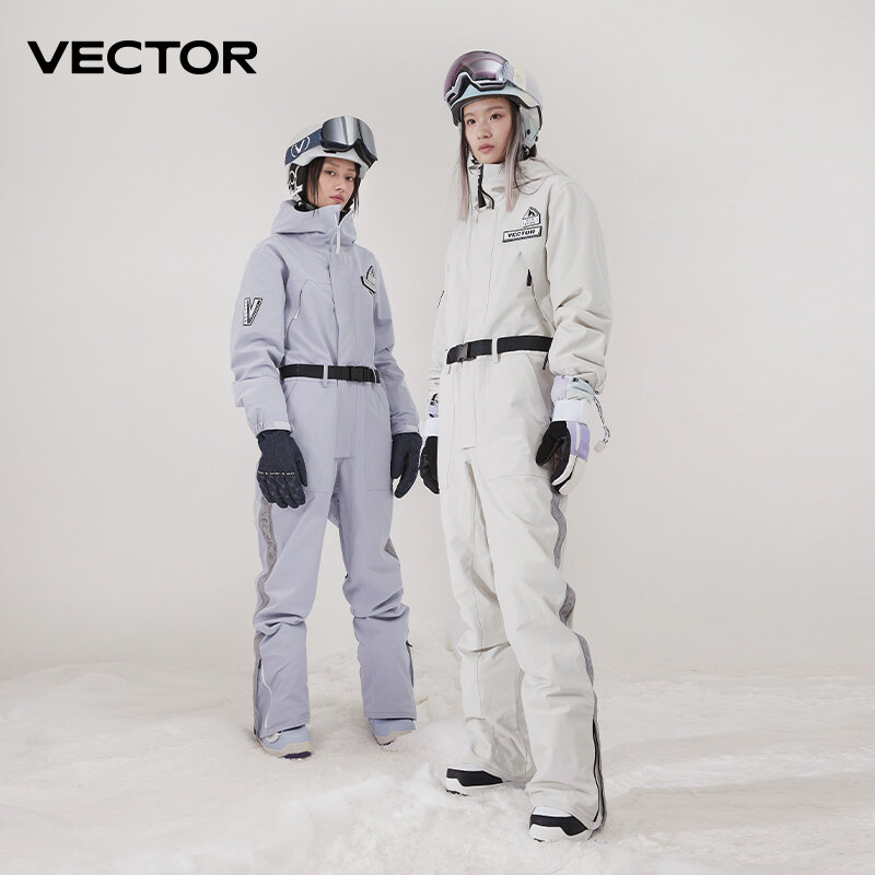 VECTOR-pantalones de esquí Extra gruesos para mujer, monos largos rectos, cálidos, a prueba de viento, impermeables, para deportes al aire libre, Snowboard y moto de nieve