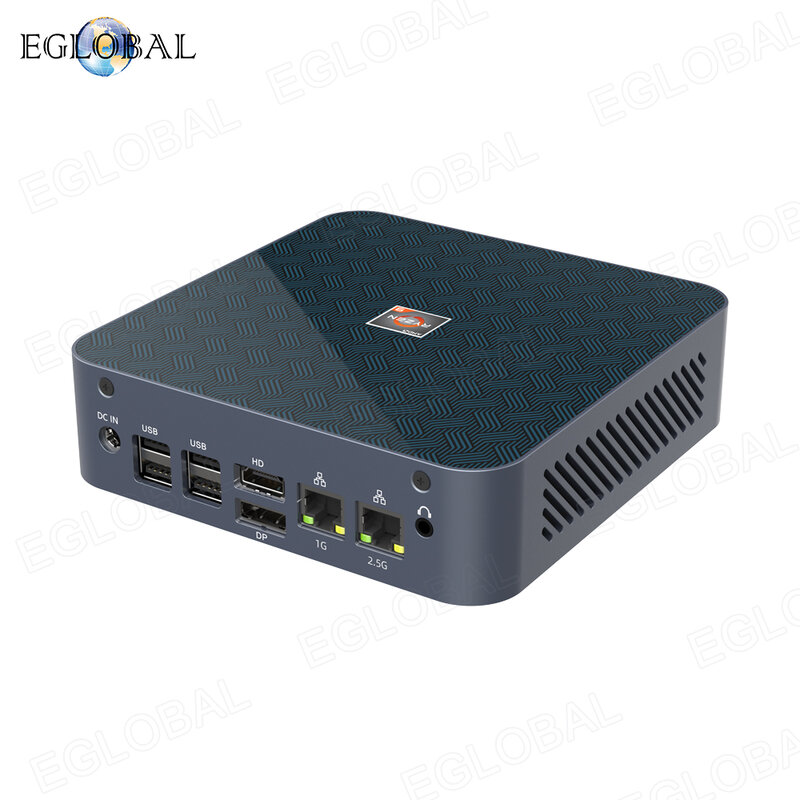 Egglobal-Mini Gaming pc,yzen 9, 32 GB,ddr4 RAM, 1テラバイト,nvme ssd,デスクトップコンピューター,タイプc,hdmi,デュアルrj45 lan