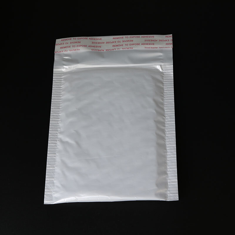 50 pz/11*13cm busta a bolle bianca pellicola perla borsa per corriere antiurto trasporto postale imballaggio accessori di cancelleria