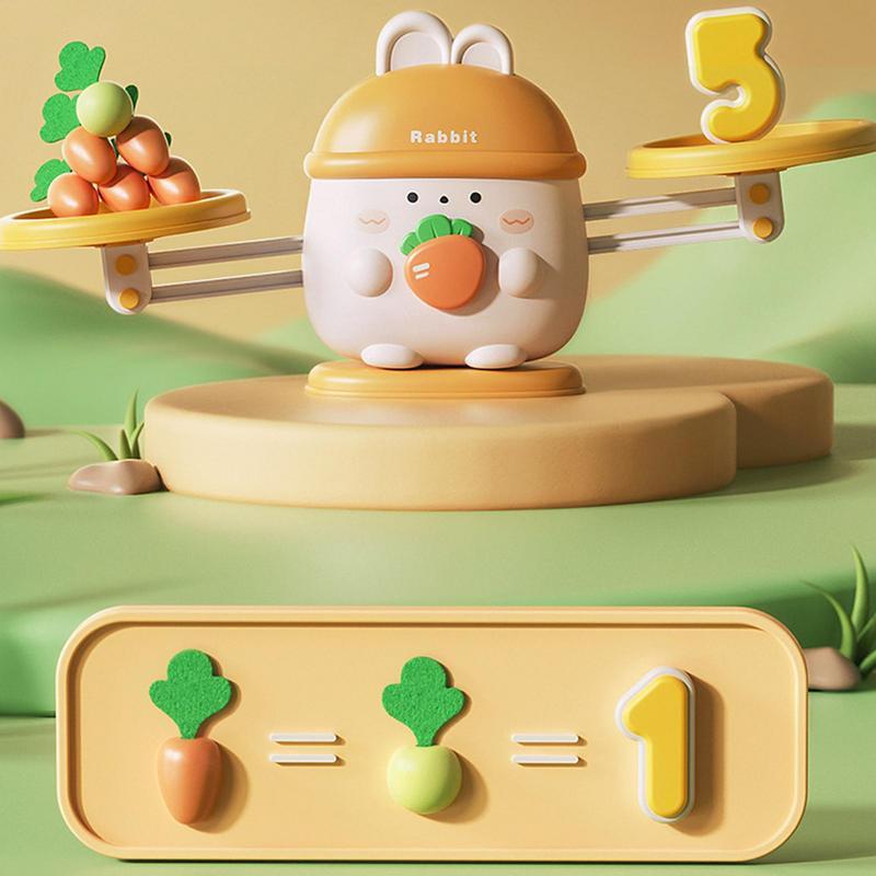 Giocattoli Montessori per bambini 3 4 5 anni gioco di raccolta delle carote giocattoli per ragazzi e ragazze regali educativi per l'apprendimento per i bambini